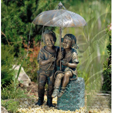 New Design Popular High Quality Outdoor Boy and Girl Fountain (Custimized Service)